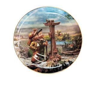 Danbury Mint Hummel‎ March "A Windy Crossroad" Collector Plate new